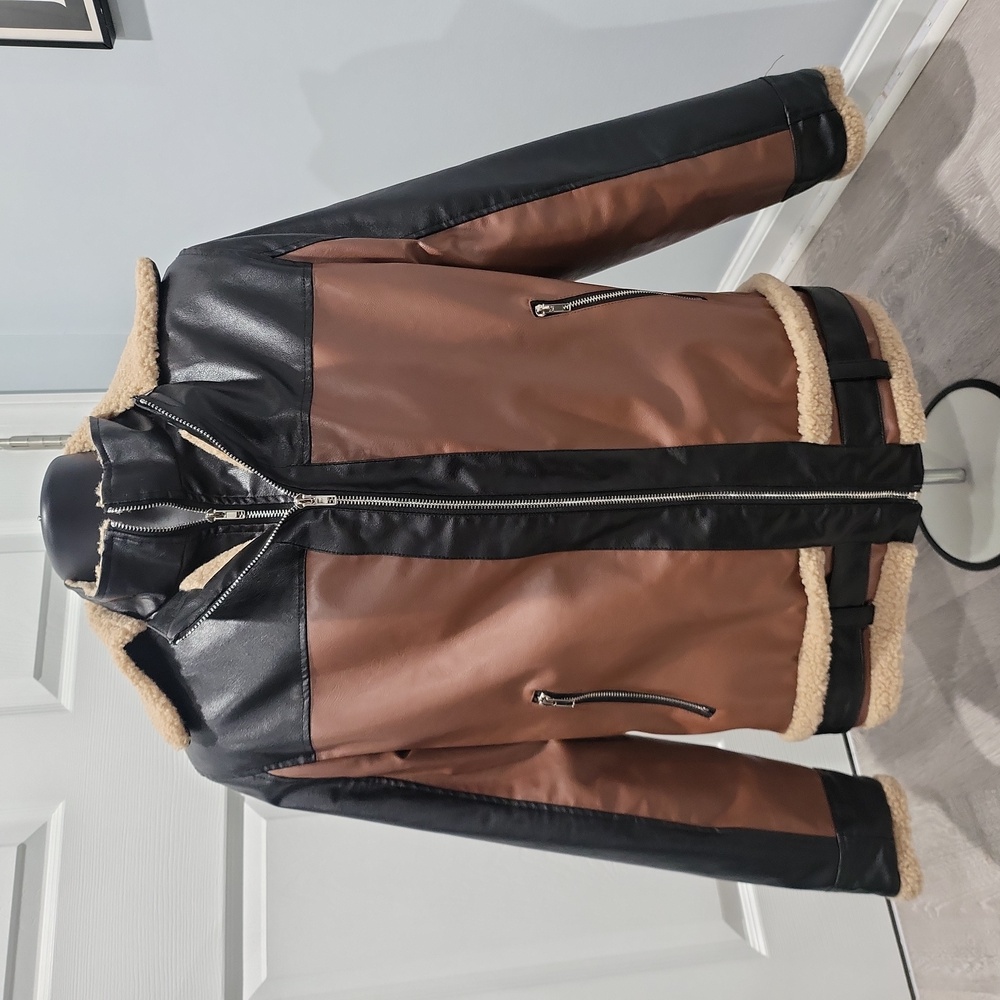 Faux Leather Jacket